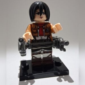 Mikasa Ackerman Attack on Titan Anime Custom Lego minifigure read description
